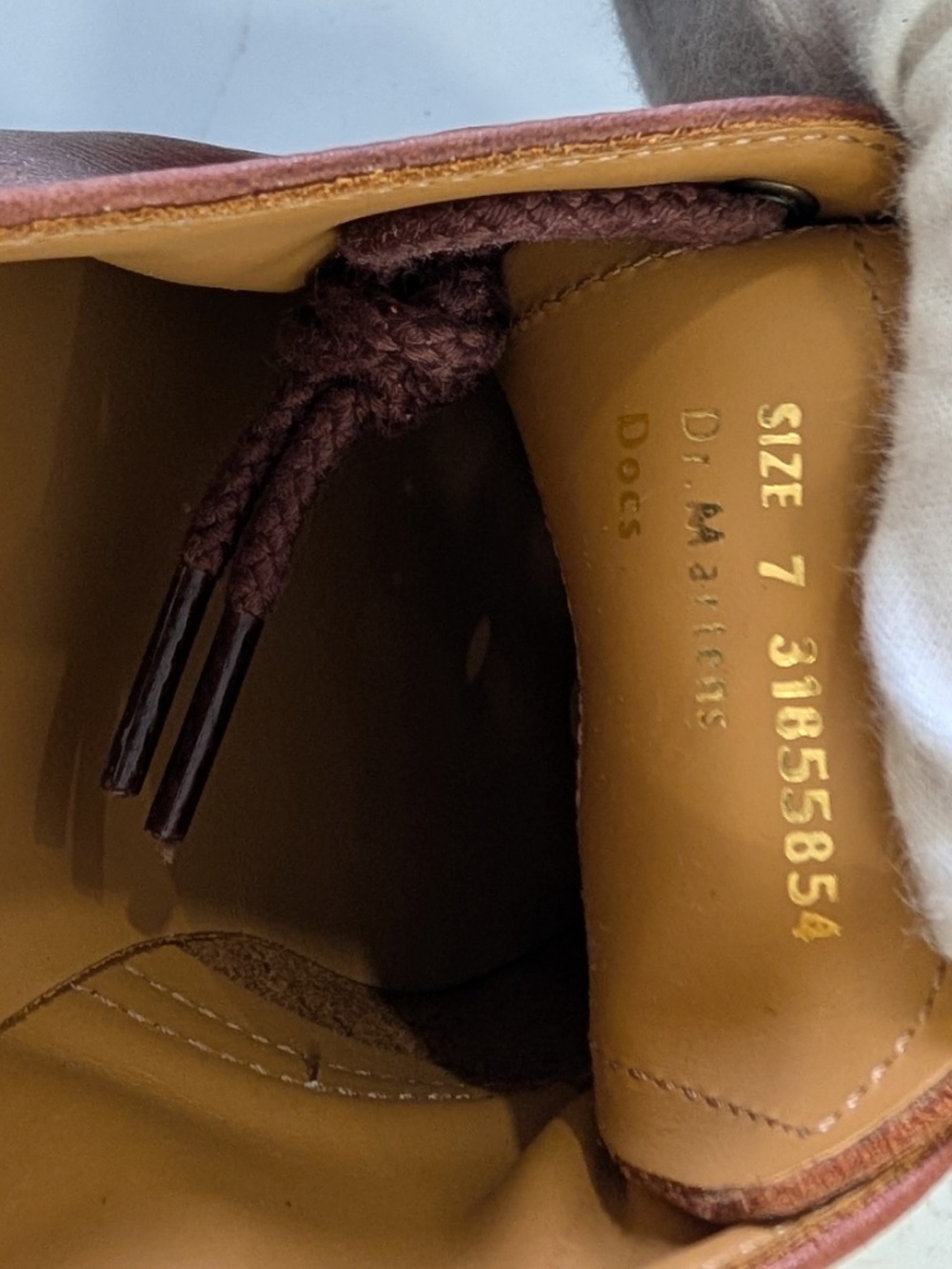 Dr. Martens 1461 Made in England Desert Oasis Suede Oxford Cutout Brown UK 7 - Picture 14 of 15